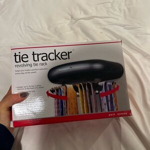 Tie Tracker Revolving Tie Rack
